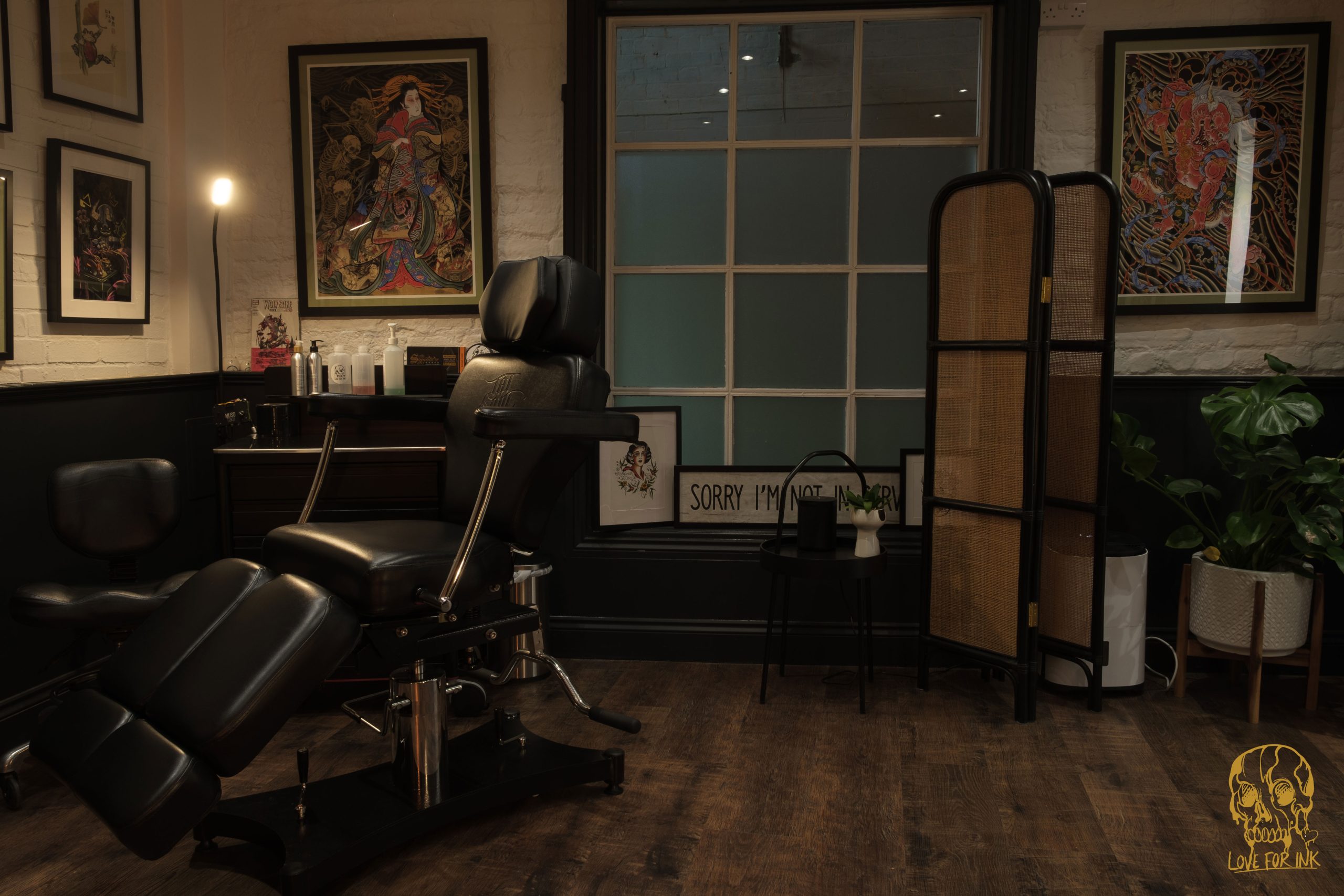 Atelier Eva tattoo studio in Williamsburg is designed to feel like a spa